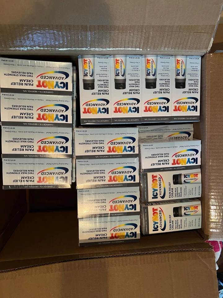 50 ct. LOTE - Crema Alivio del Dolor Avanzada Icy Hot - Alivio del Dolor Fuerza Máxima 2oz Foto 2 de 3