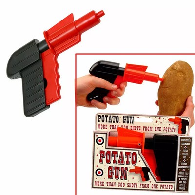Super Retro Spud Gun Kartoffelpistole 17 cm Spaß für Kinder Erwachsene Indoor und Outdoor