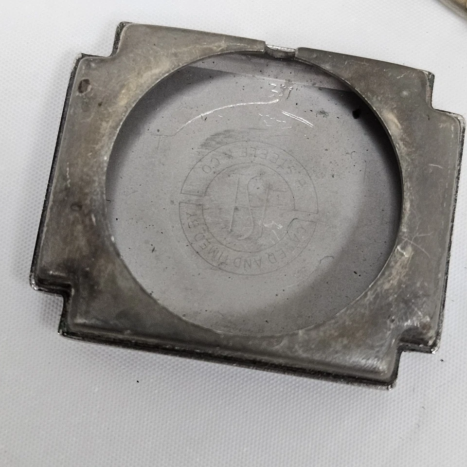 Reloj de pulsera Steelco Drivers vintage raro para hombre 21 joyas chapado en oro suizo funciona Foto 4 de 4