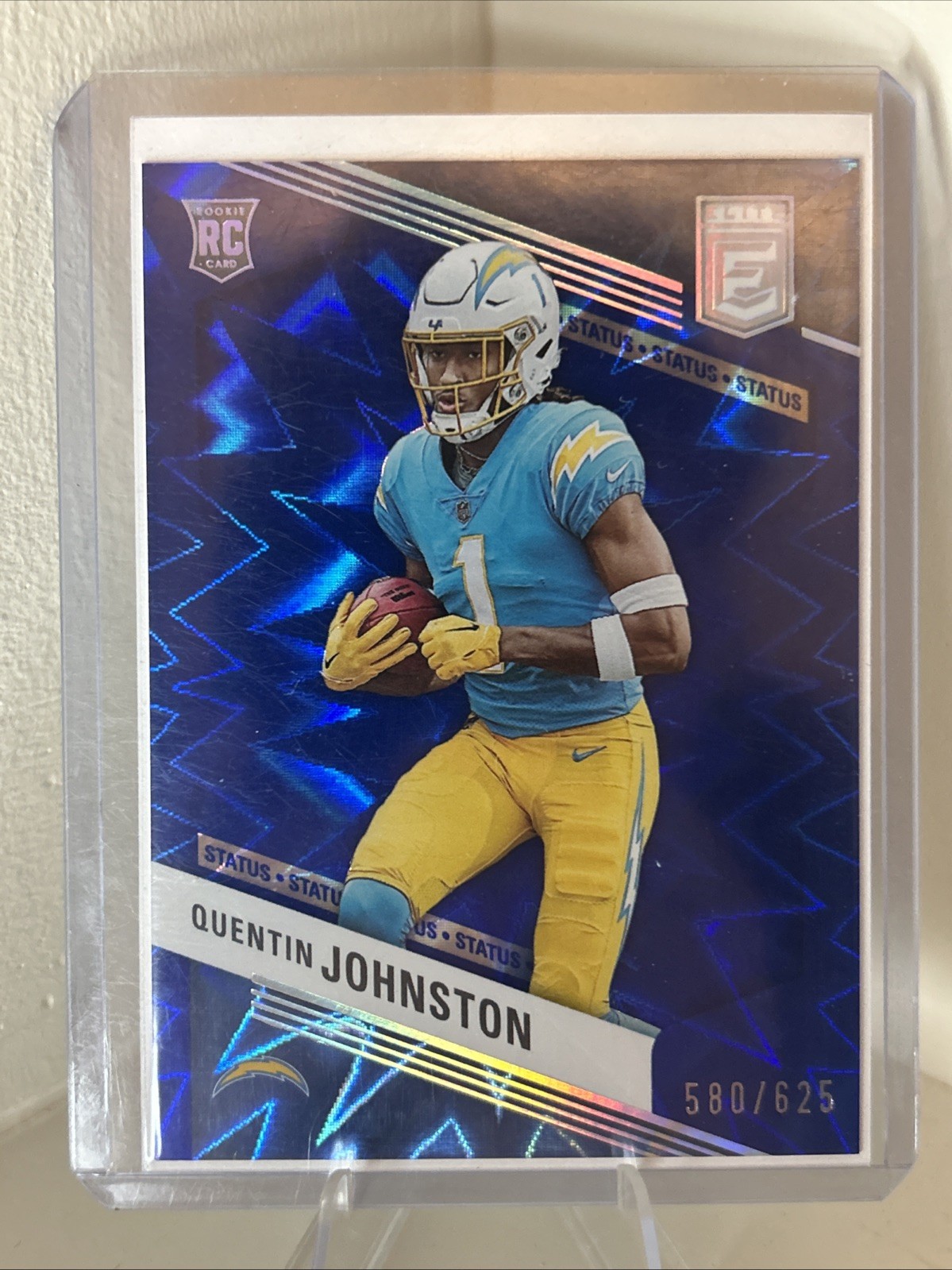 2023 Panini Donruss Elite - Rookies Quentin Johnston #176 Status Explosion /625 