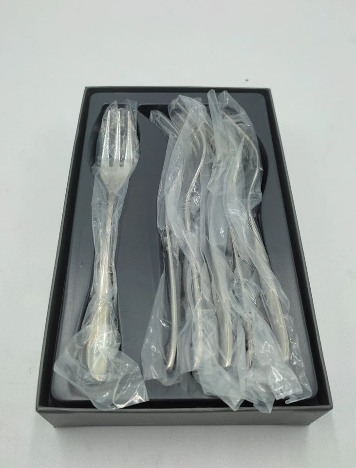 SAMBONET 52163A55 6x Kuchengabeln Mokkalöffel Edelstahl Set 6 Dessertgabeln - Bild 3 von 3