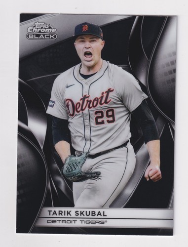 2025 Topps Chrome Black #89 TARIK SKUBAL Detroit Tigers