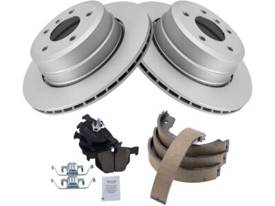 TRQ 85DH32N Rear Brake Pad Rotor and Parking Brake Kit Fits 2006-2007 ...