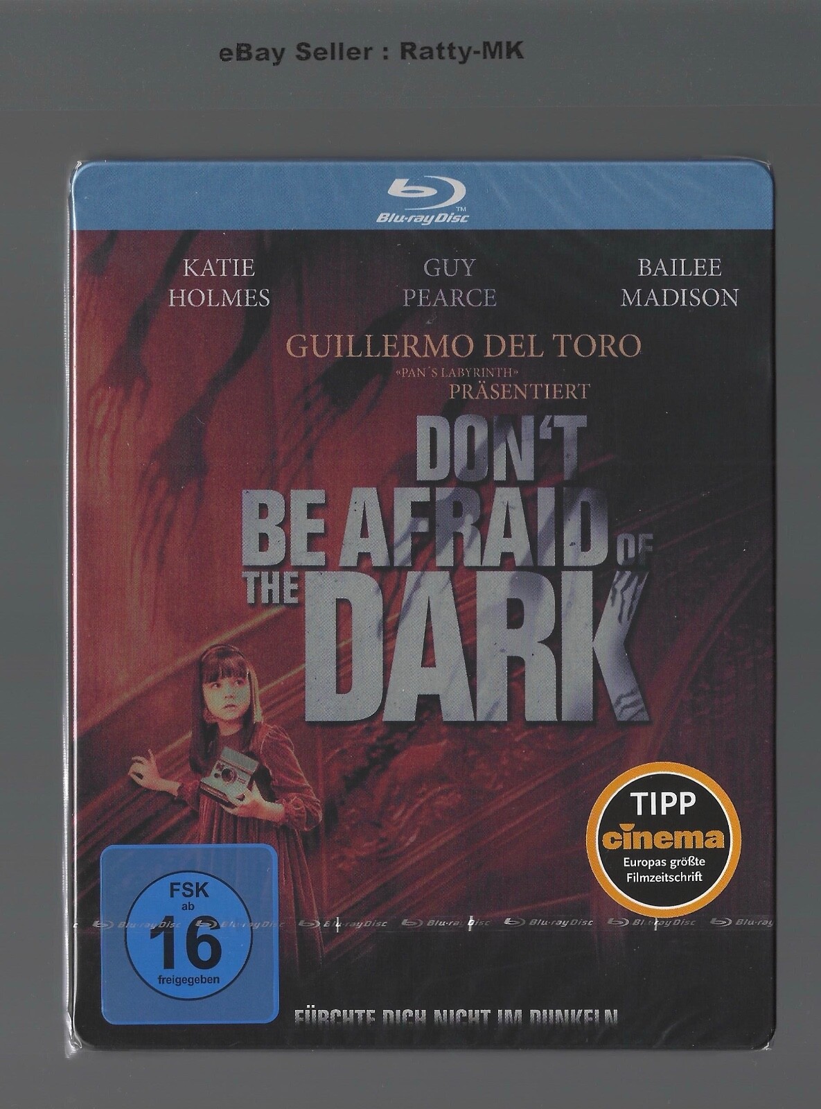 DON'T BE AFRAID OF THE DARK - EUROPEAN IMPORT BLU RAY STEELBOOK - NEW & SEALED