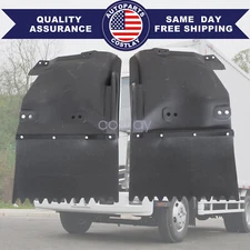 2x for ISUZU NRR NPR NQR NPR-HD 08-23 Mud Guard + Flap Left Right FRONT WHEEL