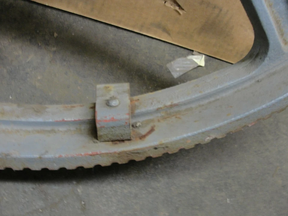 Heavy duty steel machine gear sprocket 156 teeth 24 1/2" diameter used  - Image 3 of 4