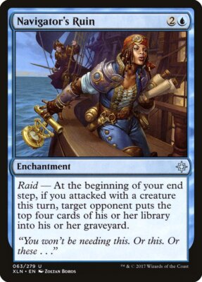 4x Navigator's Ruin - NM - Ixalan - SPARROW MAGIC