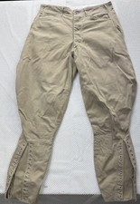 Vintage US Army Jodhpurs 1930  s Rare Beige Pants Men  s size 30x28