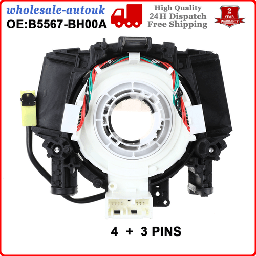 Spiraluhr Federkabel für Nissan Pathfinder Qashqai J10 Navara B5567-BH00A - Bild 2 von 9