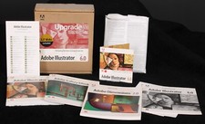 Vintage Adobe Illustrator 6.0 Upgrade complete Box for Macintosh -  Software
