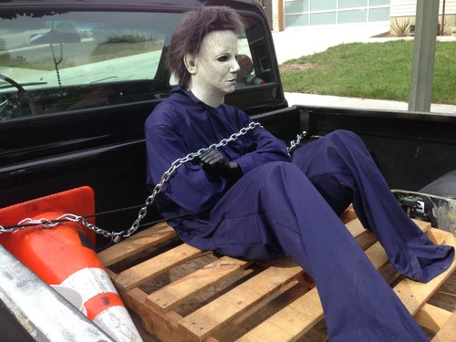 MICHAEL MYERS JASON Halloween High Quality COVERALL Jumpsuit Costume Friday 13th - product listing photo