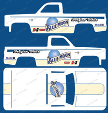 83 CHEVY SILVERADO NONE-WHITE TONER DECALS BLUE M00N