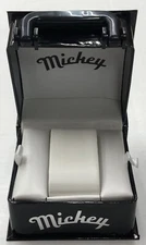 Mickey Mouse Black Watch Box Storage Case Presentation Display