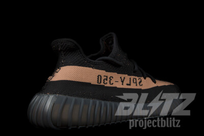 black and copper yeezys