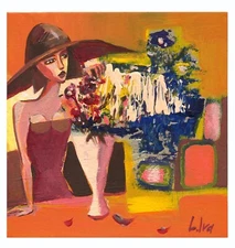 Original Painting Portrait Contemporary Modern Art Woman Girl Lady