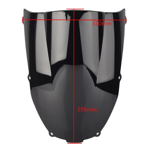 For Kawasaki Ninja ZX6R 2000 2001 2002 Windshield Windscreen Double Bubble Clear - Picture 3 of 3