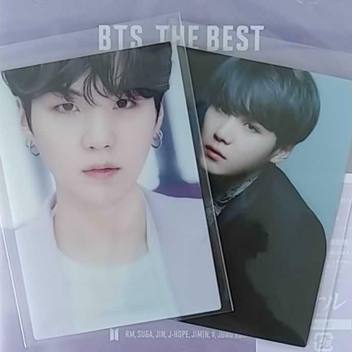 BTS THE BEST Japan official Clear Photocard 2pcs Set | eBay