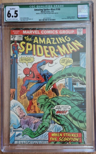 Amazing Spider-Man #146  - CGC 6.5 Qualified - Marvel 1975 - Bild 1 von 3