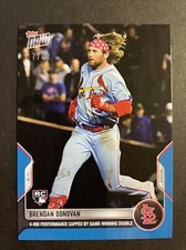 Brendan Donovan - 2022 MLB TOPPS NOW Card 301 1st Rookie Blue Parallel 37/49
