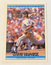 1991 Leaf Donruss 1992 MLB Baseball Card #743 Steve Wapnick Chicago White Sox
