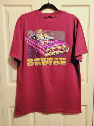 Vintage Rollin Hard Born To Cruise T Shirt