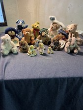 Boyds bears lot  More figurines assorted Vintage 9 Hinged Bear 16 Items Total
