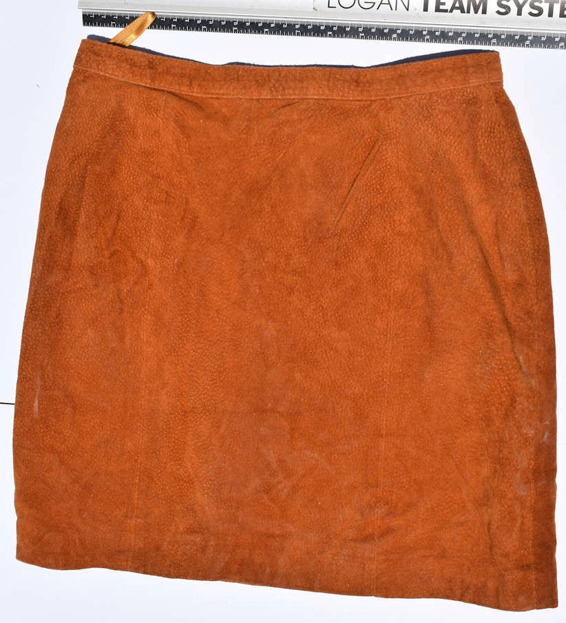 1980s top suede skirt