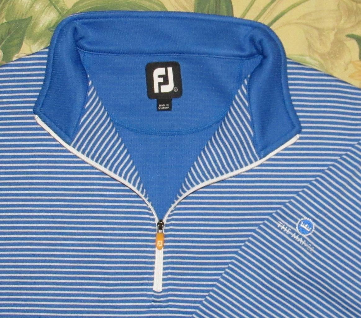 FOOTJOY The Manor Golf Club 1/4 Zip Performance Sweater Large | eBay