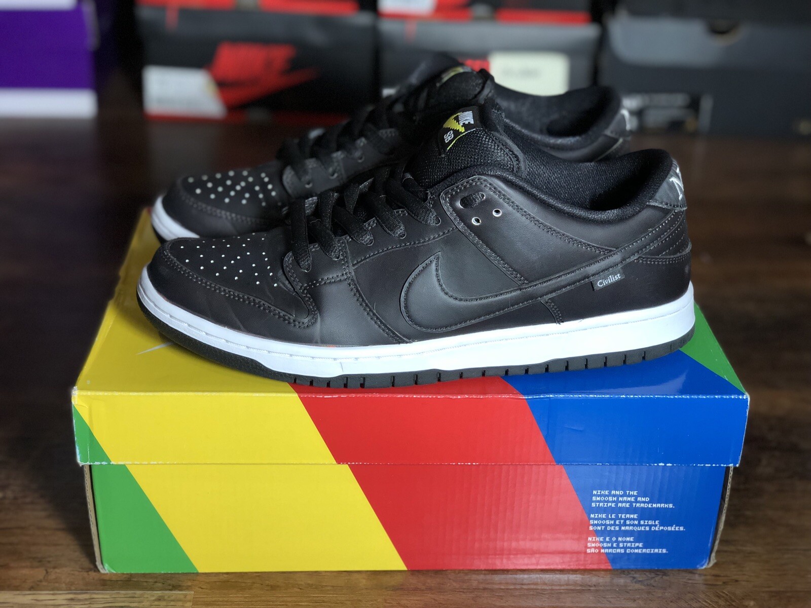 Size 10.5 - Nike Dunk Low Pro SB QS x Civilist Thermography for sale online  | eBay