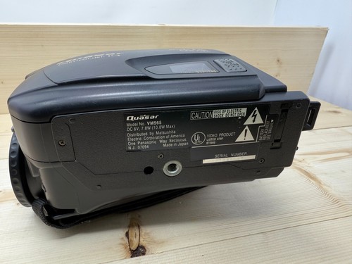 Quasar VM565 Palmcorder IQ VHS C Video Camcorder UNTESTED UNIT ONLY - Picture 7 of 9