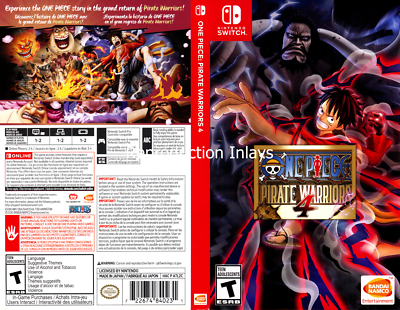 One Piece Pirate Warriors 4 Replacement Switch Case | eBay UK