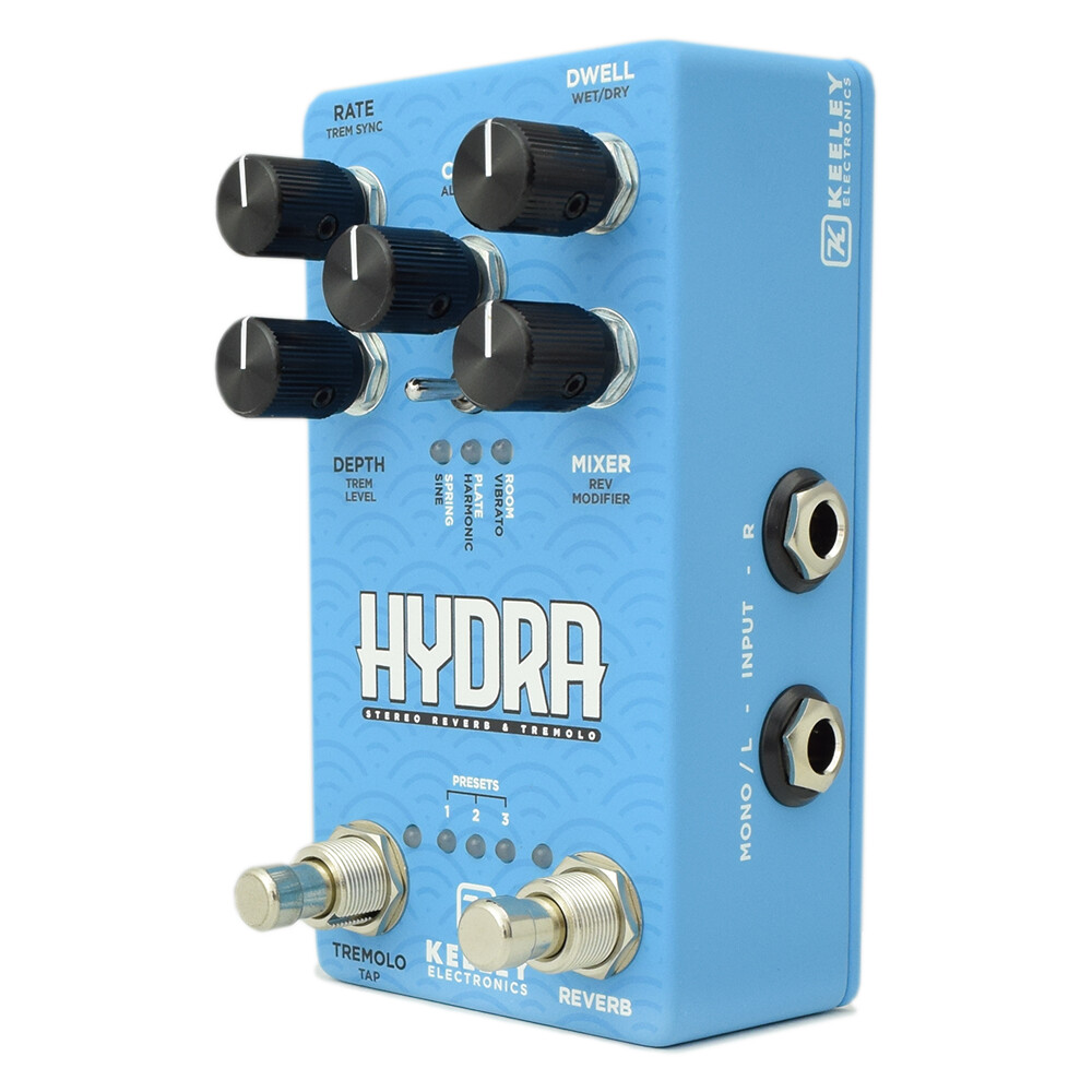 Keeley Hydra Stereo Reverb & Tremolo Effect Pedal for sale online