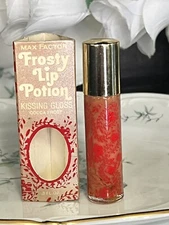 Rare  VINTAGE Max Factor Frosty Lip Potion Kissing Gloss Cocoa Frost Scented NEW