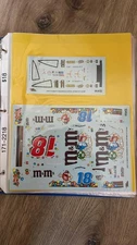 2022 Kyle Busch M&M’s Darlington Throwback 1/24 Decals JWTBM Salvino’s Kit 