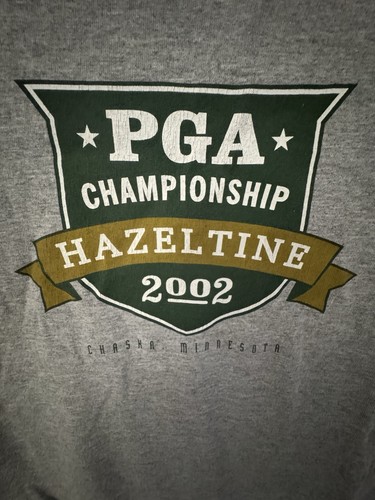Vtg 2002 PGA Championship Adult Tshirt XL Gray Golf Hazeltine Minnesota Y2K - Picture 2 of 7