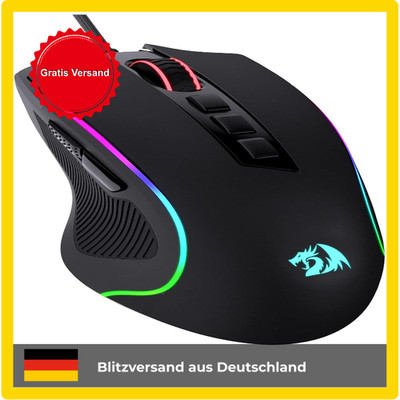 Redragon M612 RGB Maus 8000 DPI 11 Tasten 5 Beleuchtung