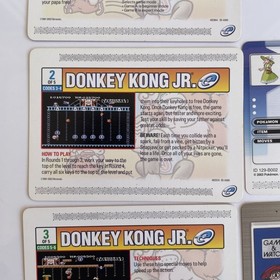 Nintendo e-Reader - Game and Watch Card Donkey Kong Jr Pokemon Manhole 2002 Lot