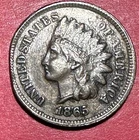 1865 US Indian Head Cent! VF/XF Details! Civil War Days! Old US Coin!
