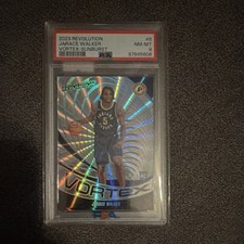 Panini Revolution Vortex Jarace Walker Sunburst /75 Rookie #6 Indiana Pacers