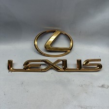 93-97 Lexus Gs300 Gs400 Gold Rear Trunk Emblem Badges Oem 8262 93-97 Lexus Gs300 Gs400 Gold Rear Trunk Emblem Badges Oem 8262