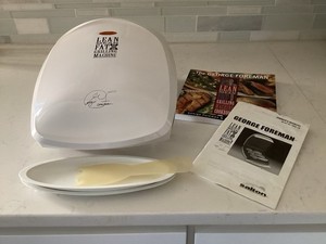 George Foreman Lean Mean Fat Grilling Machine, Manual, cookbook