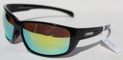 SUNCLOUD Milestone POLARIZED Sunglasses Black/Green Mirror NEW Smith $60
