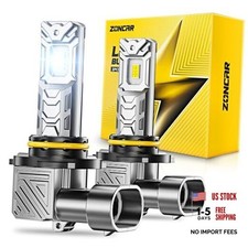 9005 LED Bulbs 64000LM 6500K White Real 1:1 Size To HB3 Bulbs, Plug 9005/HB3 2