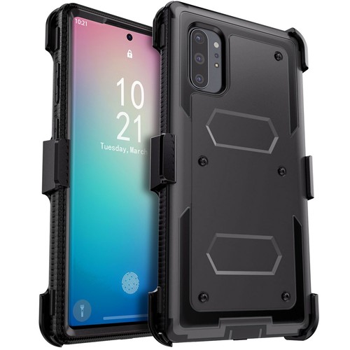 Shockproof Case For Samsung Galaxy Note 10 10+ Plus Heavy Duty Cover + Belt Clip - Picture 5 of 88
