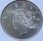Peace Dollar Tribute 1 Ounce .999 Silver Bullion Round - BB026