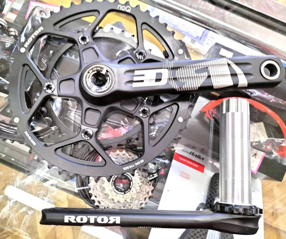 rotor kapic carbon pédalier crank review essai