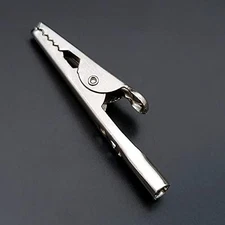 100 Pcs 2 Inch Metal Alligator Clips, 51mm Electrical Steel Crocodile Clips