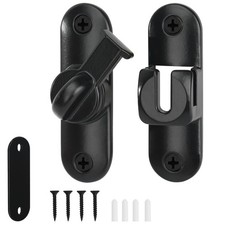 Flip Door Latch Gate Latches 90/180 Degree Barn Door Lock Safety Door Lock fo...