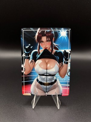 Revy Black Lagoon Waifu Card TCG Full Art Waifu Legends Custom