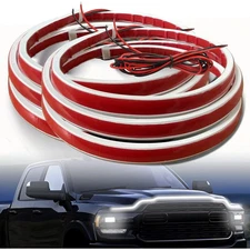2pcs 71 inches Car Hood Light Strip Dynamic LED Strip Light for Car,Truck,SUV
